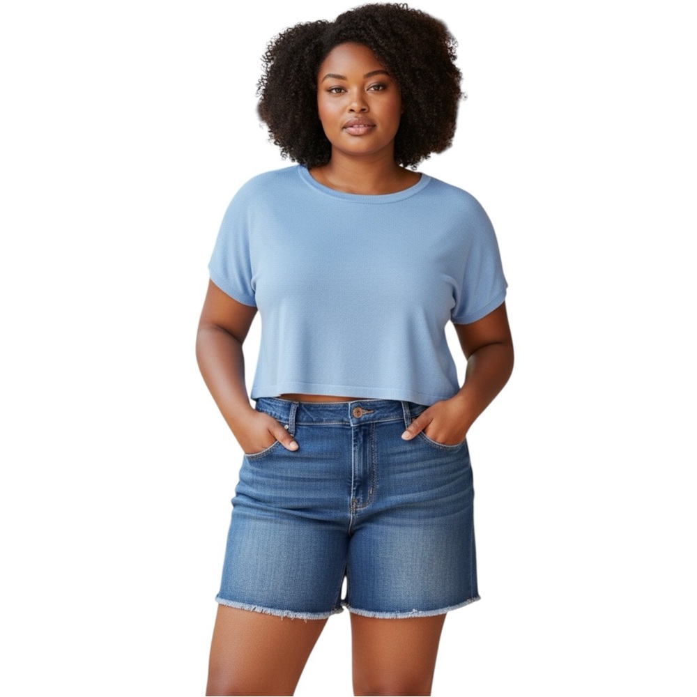 SIGNATURE by Levi Strauss Woman’s High-Rise Shorts plus size 20